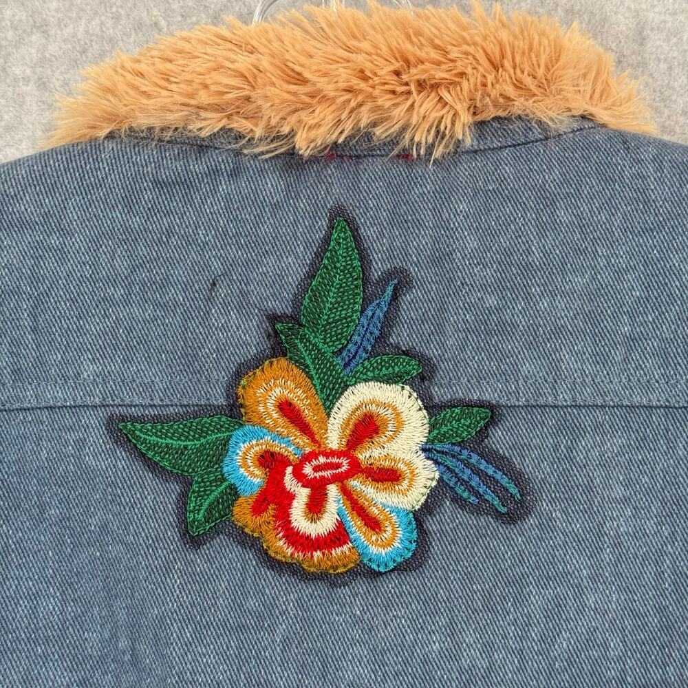 Natural Life Tara Embroidered Jacket Size S Floral Embellished Bohemian Dopamine - Picture 7 of 12